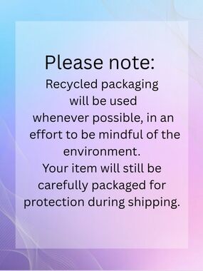 Recycled Packaging Notice